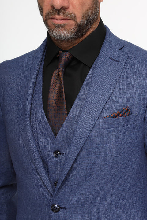 Slim Fit Suit Blue