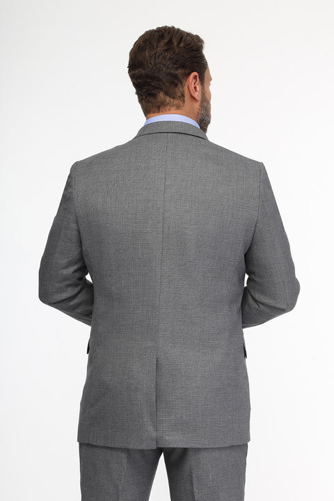 Slim Fit Suit Gray
