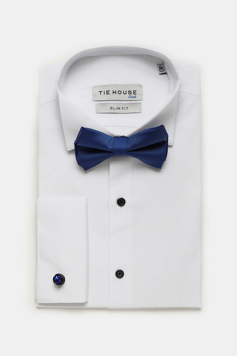 Slim Fit White Evening shirt