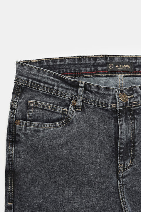 Slim Fit Trousers Gray