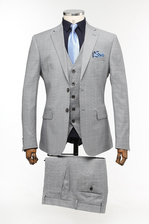 Regular Fit Suit Gray