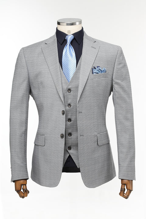 Regular Fit Suit Gray