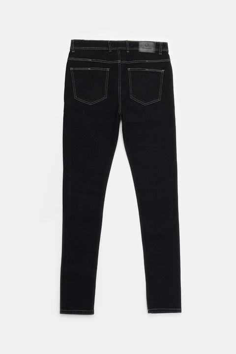 Slim Fit Trousers Dark Blue