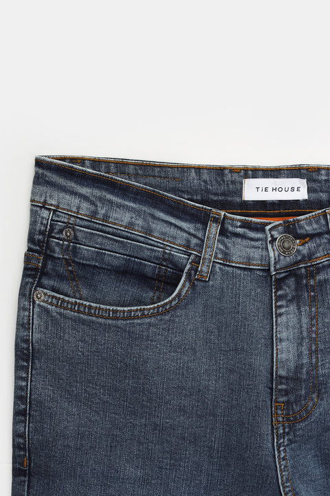 Slim Fit Trousers Jeans Blue