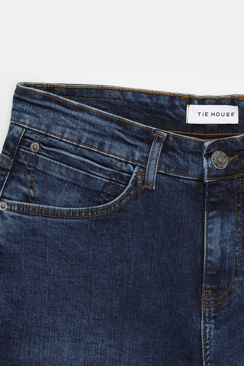 Slim Fit Trousers Jeans Blue