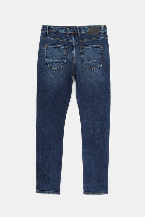 Slim Fit Trousers Jeans Blue