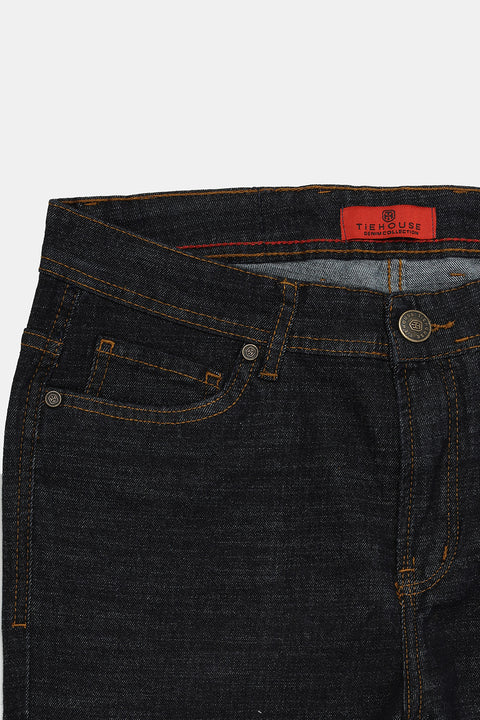 Slim Fit Trousers Dark Blue