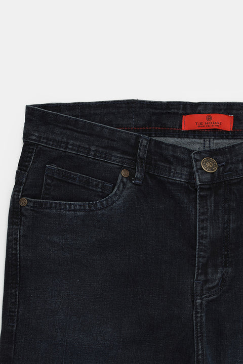 Slim Fit Trousers Dark Blue