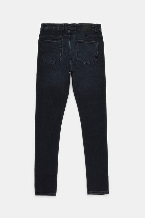 Slim Fit Trousers Dark Blue