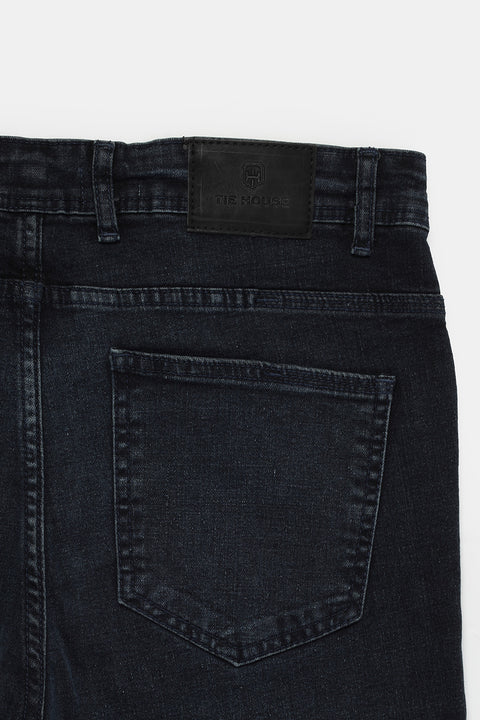 Slim Fit Trousers Dark Blue