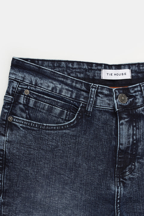 Slim Fit Trousers Jeans Blue