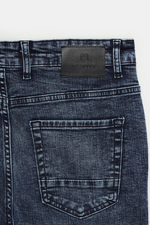 Slim Fit Trousers Jeans Blue