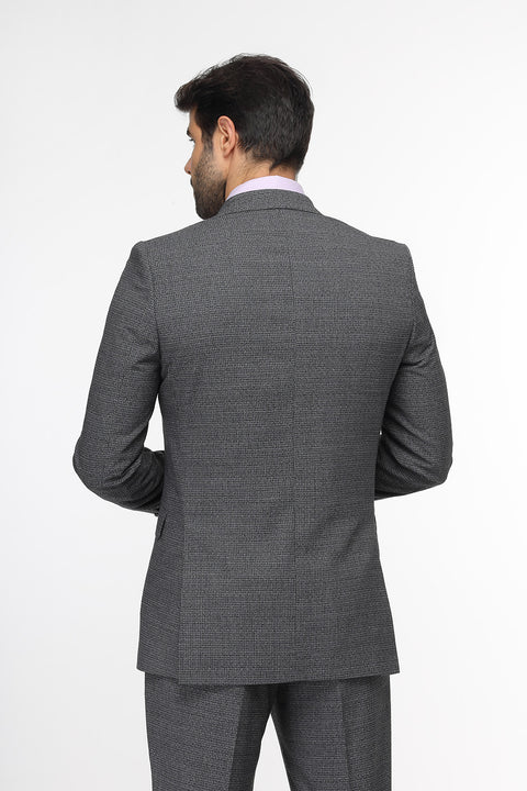 Slim Fit Suit Gray
