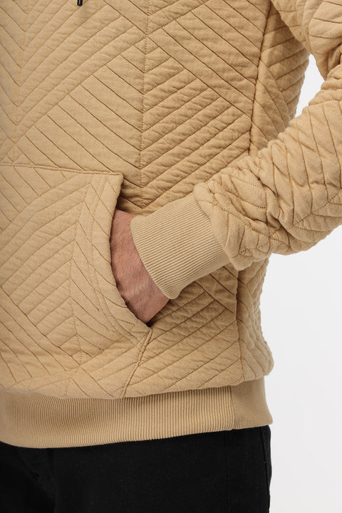 Slim Fit Sweat Shirt Beige