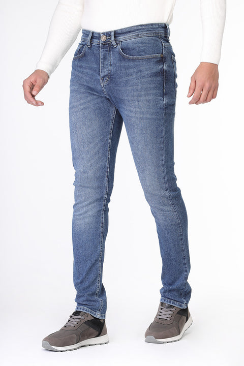 Slim Fit Trousers Jeans Blue