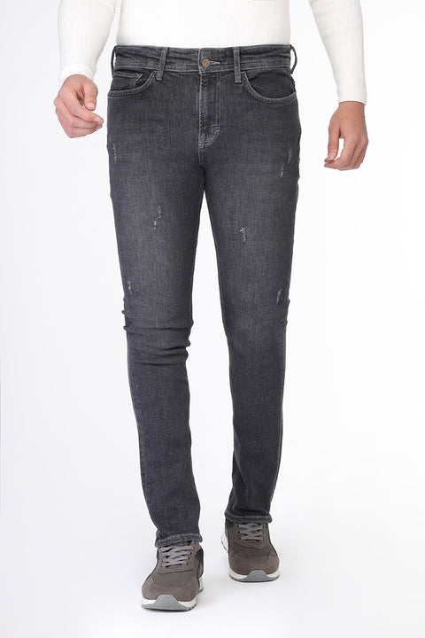 Slim Fit Trousers Jeans Gray