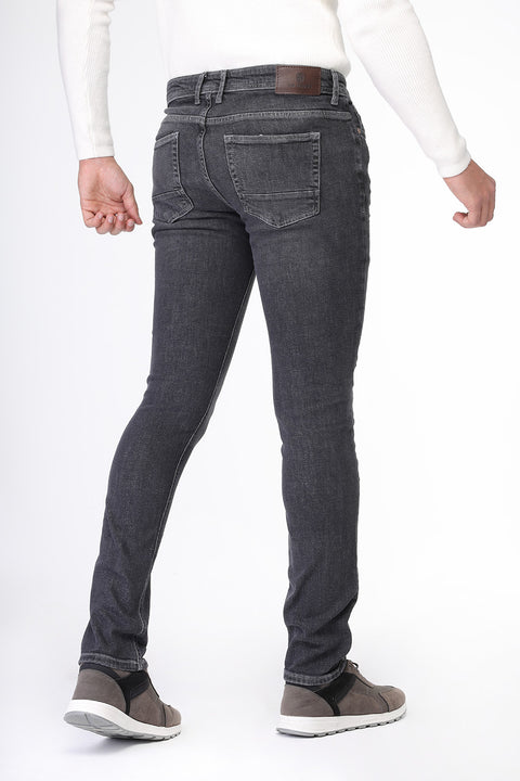 Slim Fit Trousers Jeans Gray