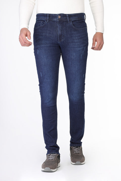 Slim Fit Trousers Jeans Dark Blue