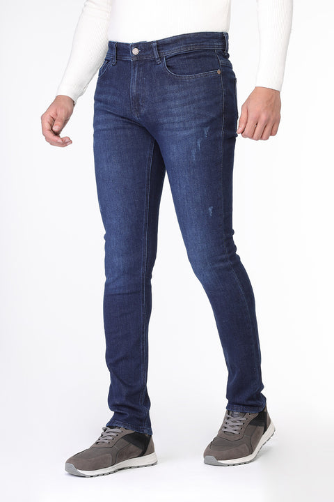Slim Fit Trousers Jeans Dark Blue