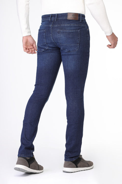 Slim Fit Trousers Jeans Dark Blue