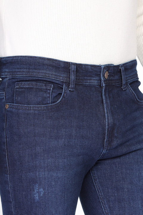 Slim Fit Trousers Jeans Dark Blue