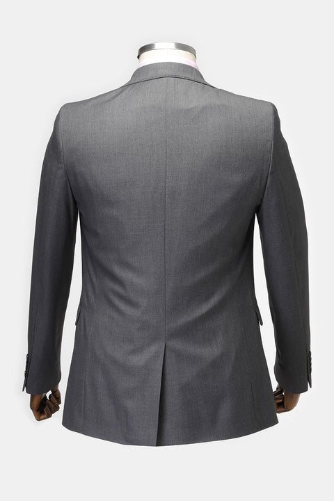 Slim Fit Suit Gray