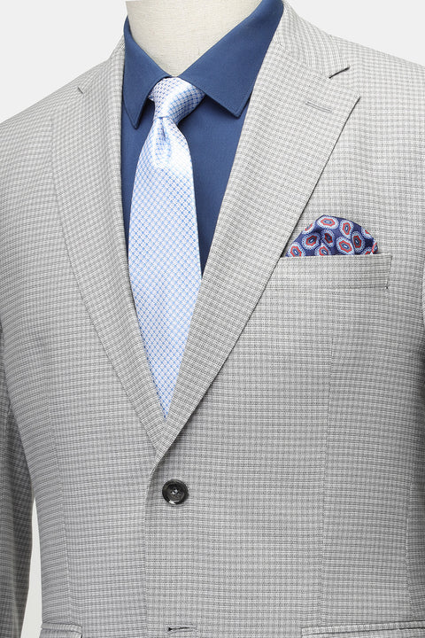Regular Fit Suit Light Gray
