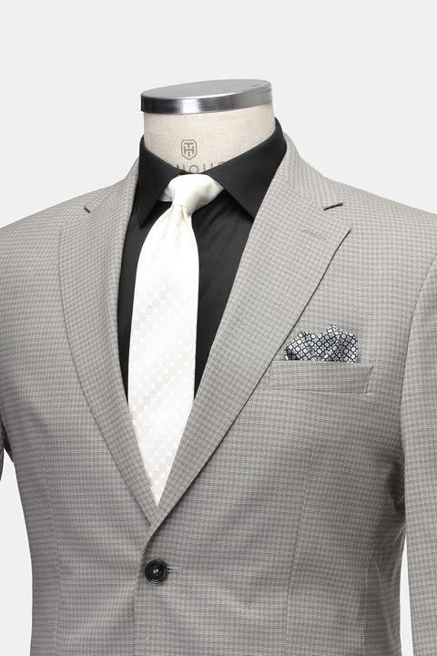 Regular Fit Suit Beige