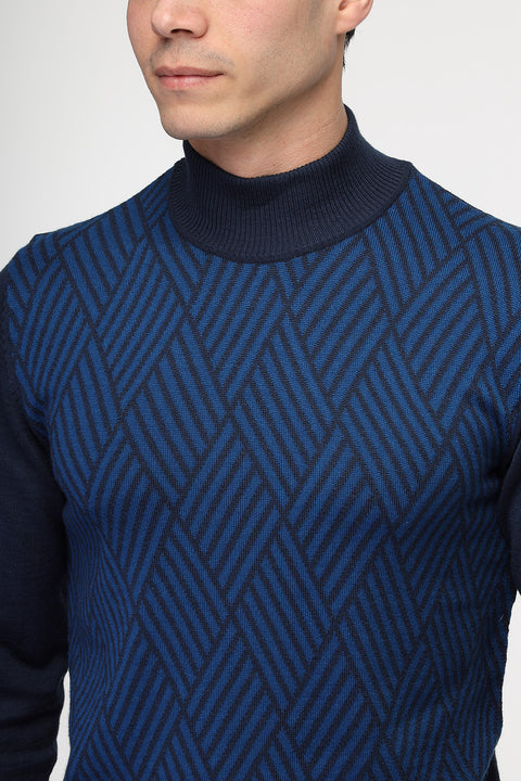 Regular Fit Pullover Dark Blue