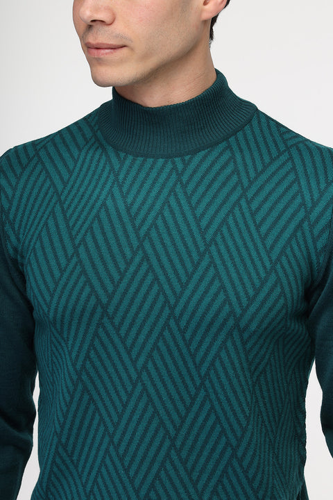 Regular Fit Pullover Green