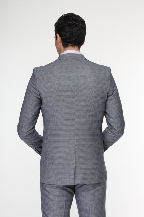 Slim Fit Suit Light Blue