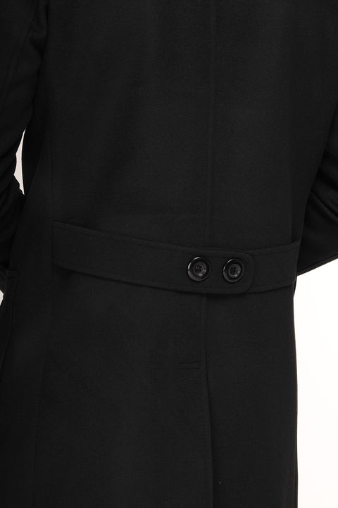 Regular Fit Coat Black