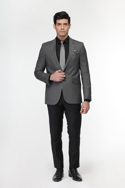 Slim Fit Suit Gray