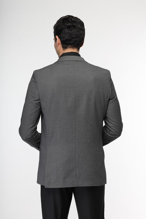 Slim Fit Suit Gray