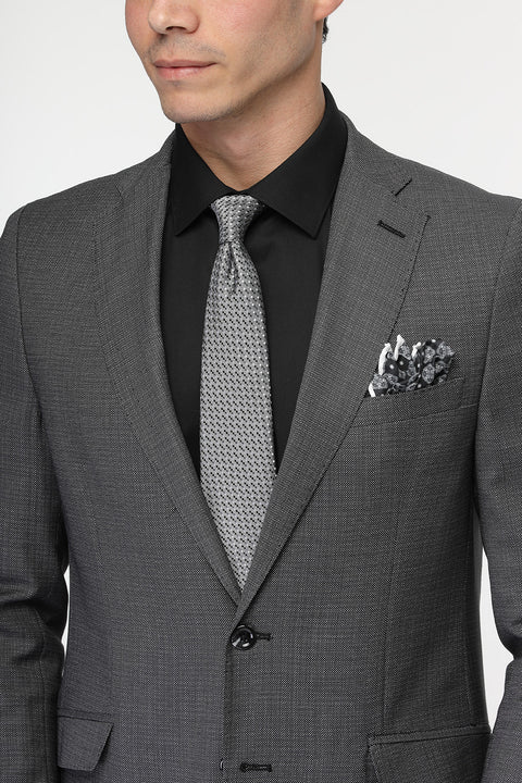 Slim Fit Suit Gray