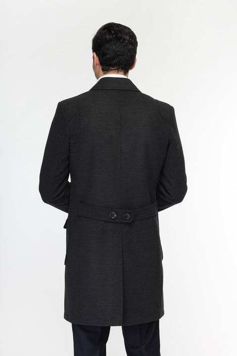 Regular Fit Coat Gray
