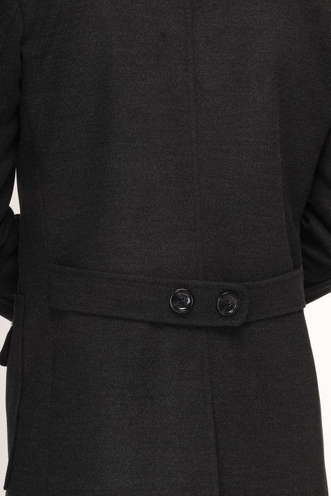 Regular Fit Coat Gray