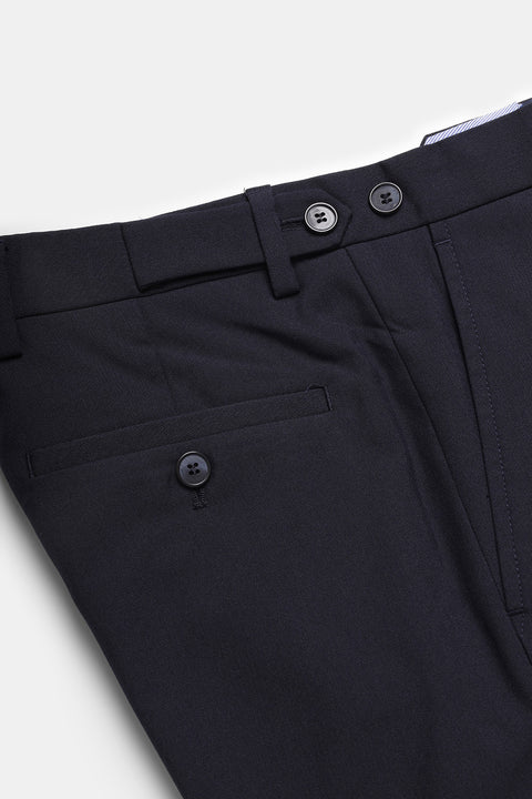 Slim Fit Classic Pants Dark Blue