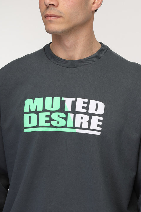 Over Size Sweat Shirt Gray