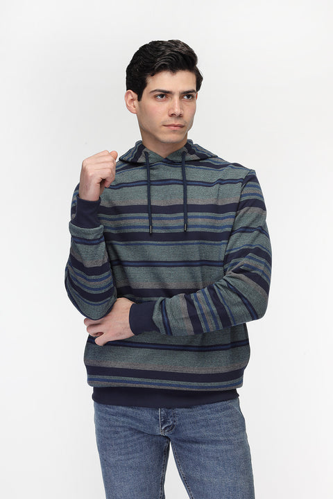 Regular Fit Sweat Shirt Blue