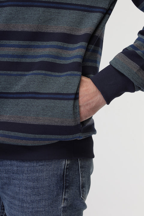 Regular Fit Sweat Shirt Blue
