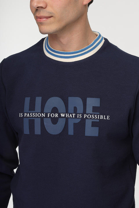 Regular Fit Sweat Shirt Dark Blue