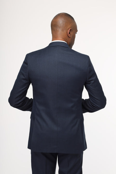 Slim Fit Suit Dark Blue