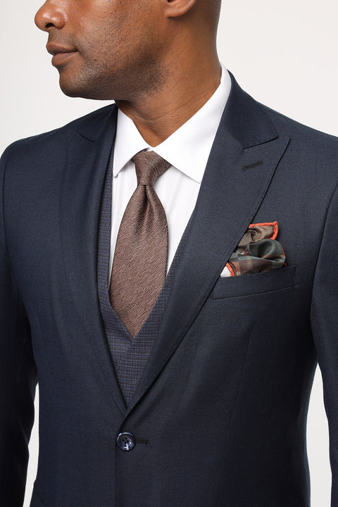Slim Fit Suit Dark Blue