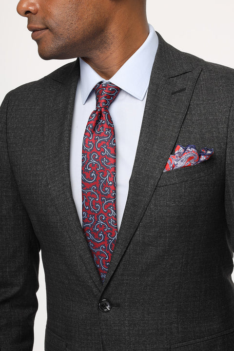 Slim Fit Suit Gray