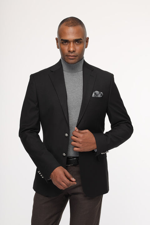Regular Fit Blazer Black