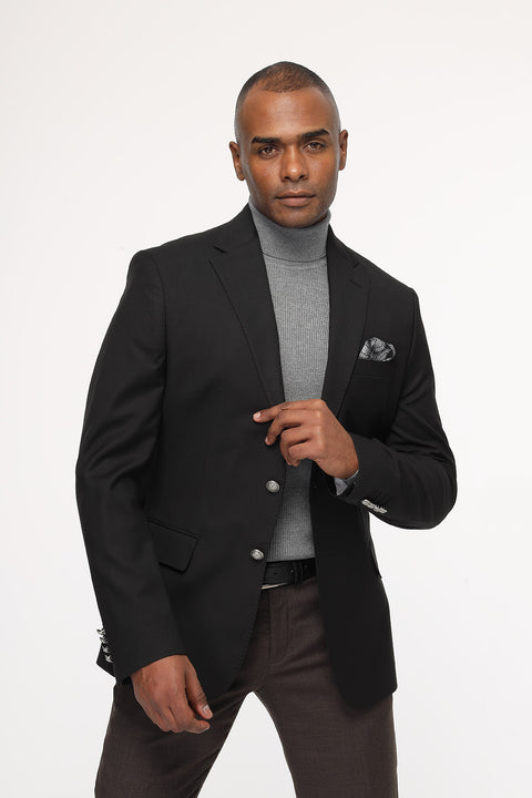 Regular Fit Blazer Black