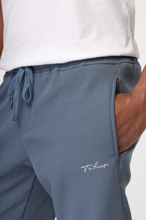 Slim Fit Sweat Pants Blue