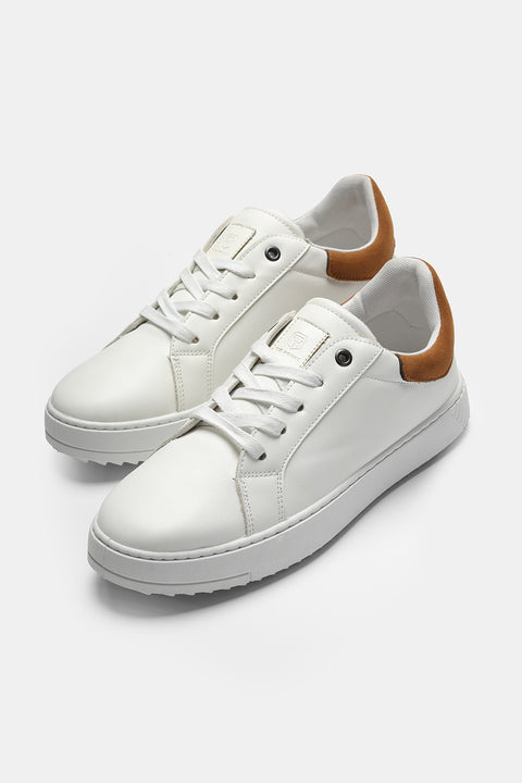 Casual Leather Shoes White