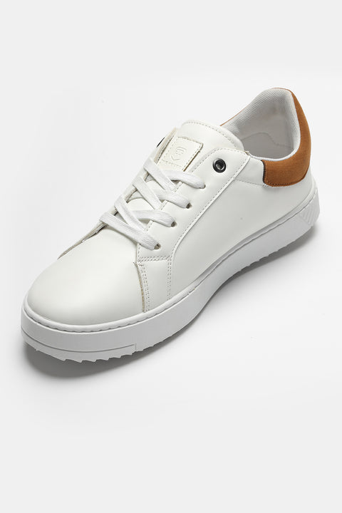 Casual Leather Shoes White